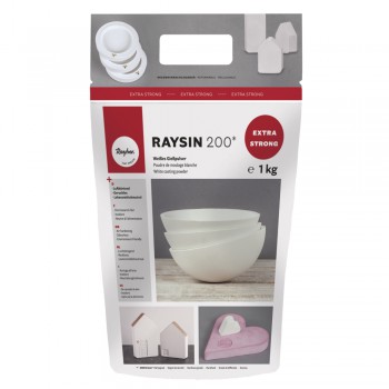Modelářská sádra "Raysin 200" - extra pevná, bílá, 1kg